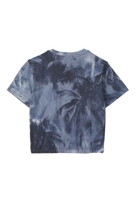 Kids Palm Tree Print T-Shirt